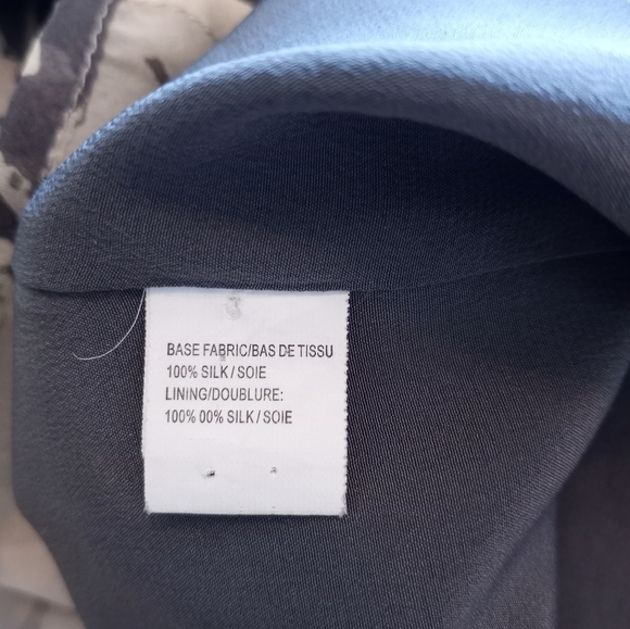 Tocca Silk Whimsigoth Victorian Grey Black Feminine Sheer Boho Blouse 2 - Picture 8 of 8